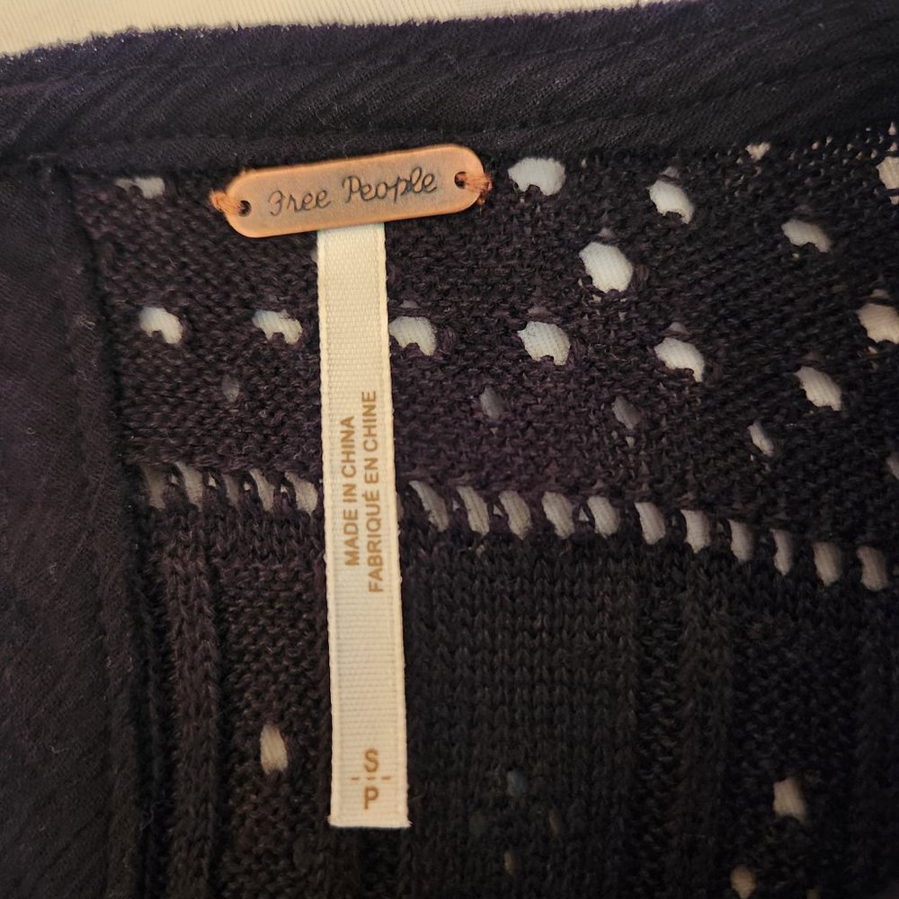 Free People "Once Upon A Time" Lace Sweater - Picture 14 of 15
